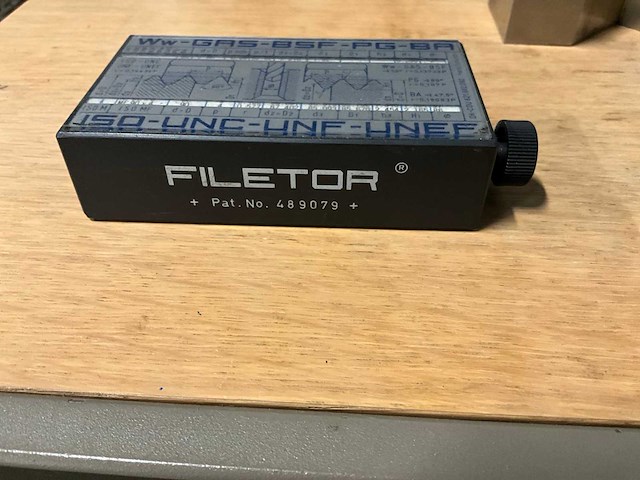 Filetor schroefdraad tabel - afbeelding 2 van  3