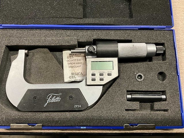 Filetta 0,001 buitenmaat micrometer - afbeelding 2 van  3