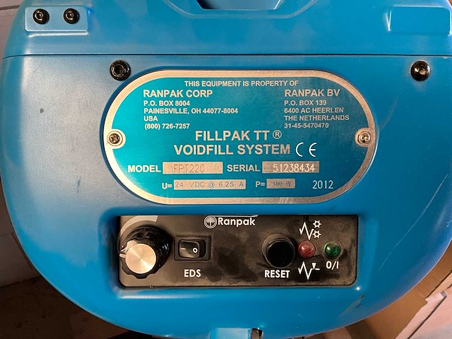Fillpak tt fpt22c verpakkingsmachine + voorraad kraftpapier - afbeelding 1 van  3