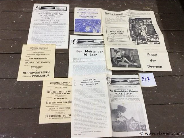 Filmflyers cinema leopold gent - afbeelding 1 van  3