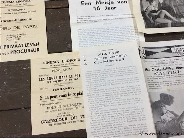 Filmflyers cinema leopold gent - afbeelding 3 van  3