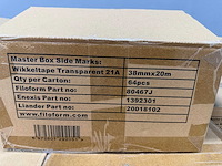 Filoform - wikkeltape 38 mm x 20 m transparant (1920x) - afbeelding 4 van  9