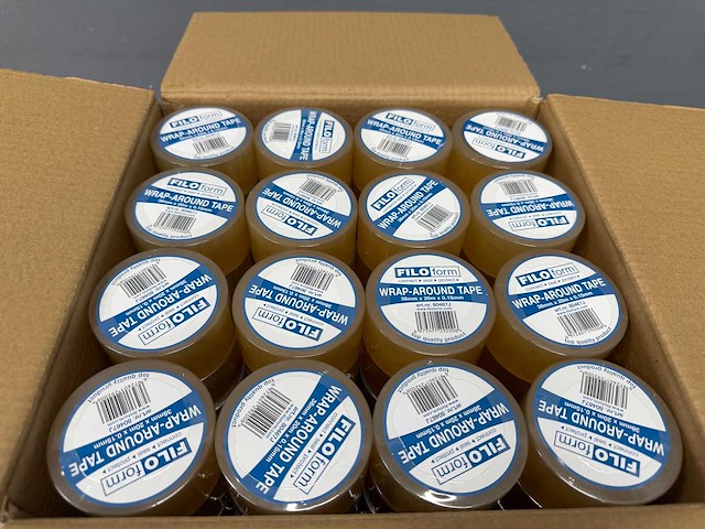 Filoform - wikkeltape 38 mm x 20 m transparant (1920x) - afbeelding 5 van  9