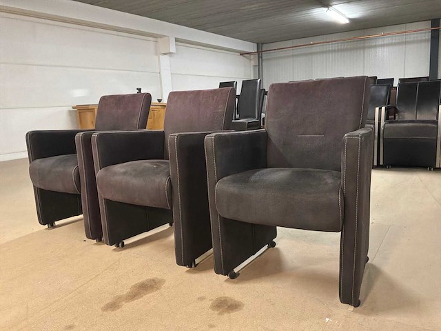 Filou verrijdbare eetkamerstoel (3x) - afbeelding 1 van  9