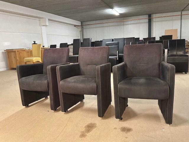 Filou verrijdbare eetkamerstoel (3x) - afbeelding 6 van  9