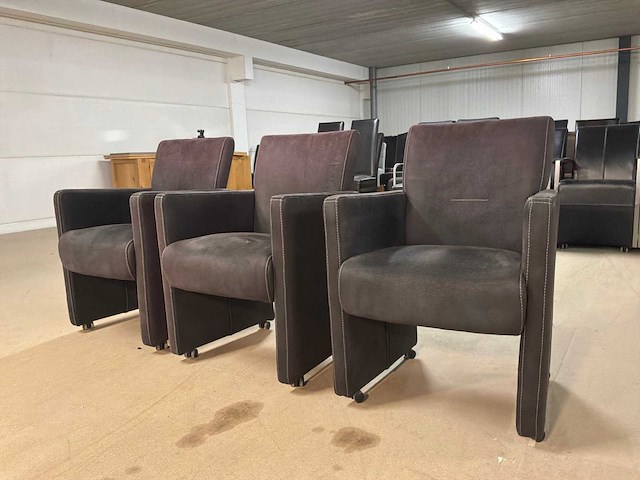 Filou verrijdbare eetkamerstoel (3x) - afbeelding 2 van  9