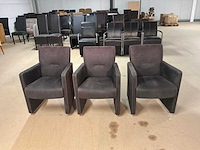 Filou verrijdbare eetkamerstoel (3x) - afbeelding 7 van  9