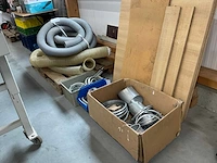 Filterafzuiginstallatie slangen en klemmen