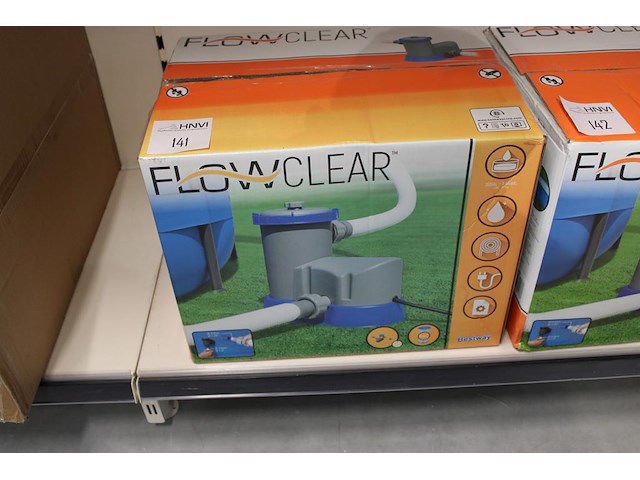 Filterpomp bestway flow clear, max. 5678 l/per uur. - afbeelding 1 van  2