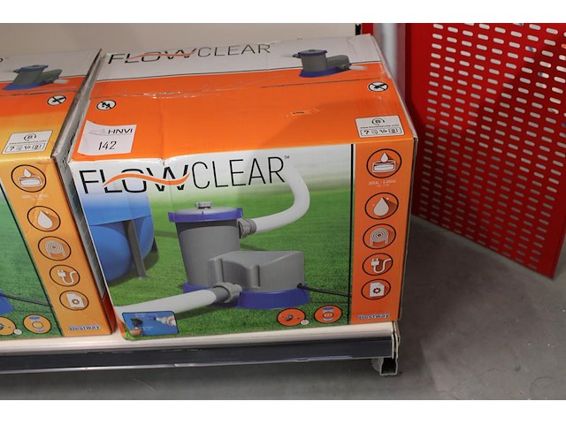 Filterpomp bestway flow clear, max. 5678 l/per uur. - afbeelding 1 van  2