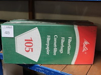 Filterzakken melitta maat 105 in twee dozen. - afbeelding 1 van  2