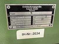 Filtratiesysteem pulsitz gmbh - ck 01/4 kr - filterextractiesysteem - afbeelding 2 van  4