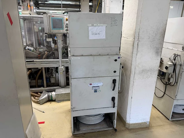 Filtratiesysteem pulsitz gmbh - spanenafzuiging 2 - filterextractiesysteem - afbeelding 1 van  4