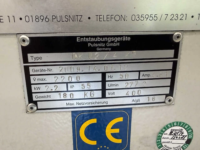 Filtratiesysteem pulsitz gmbh - spanenafzuiging 2 - filterextractiesysteem - afbeelding 3 van  4