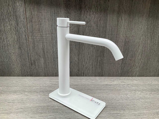 Fima carlo frattini spillo up wastafelkraan mat wit 24cm - afbeelding 2 van  9