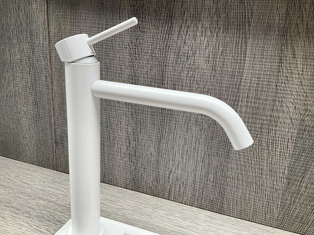 Fima carlo frattini spillo up wastafelkraan mat wit 24cm - afbeelding 7 van  9