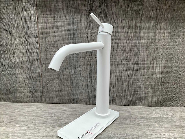 Fima carlo frattini spillo up wastafelkraan mat wit 24cm - afbeelding 9 van  9