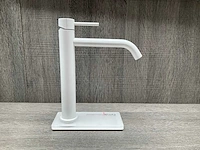 Fima carlo frattini spillo up wastafelkraan mat wit 24cm - afbeelding 3 van  9