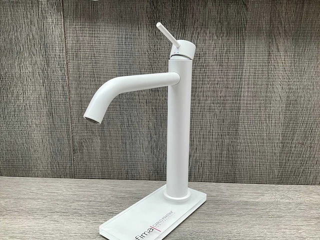 Fima carlo frattini spillo up wastafelkraan mat wit 24cm - afbeelding 9 van  9