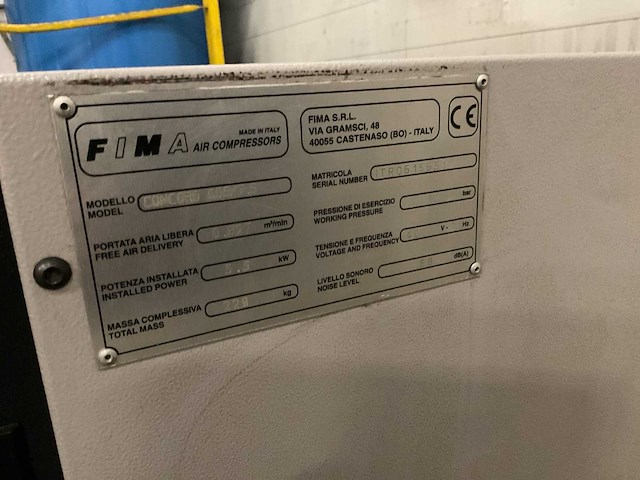 Fima concord c55/7.5 luchtcompressor + buffervat - afbeelding 2 van  10