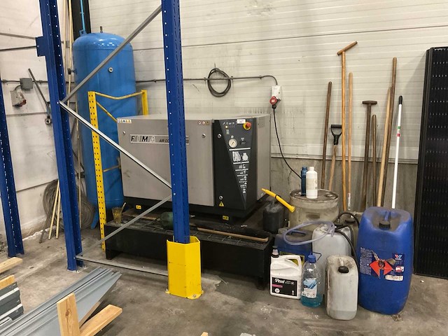 Fima concord c55/7.5 luchtcompressor + buffervat - afbeelding 1 van  10