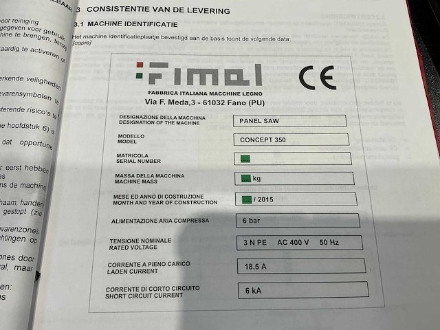 Fimal - 2016 - concept 350 - formaatcirkelzaagmachine - afbeelding 22 van  35