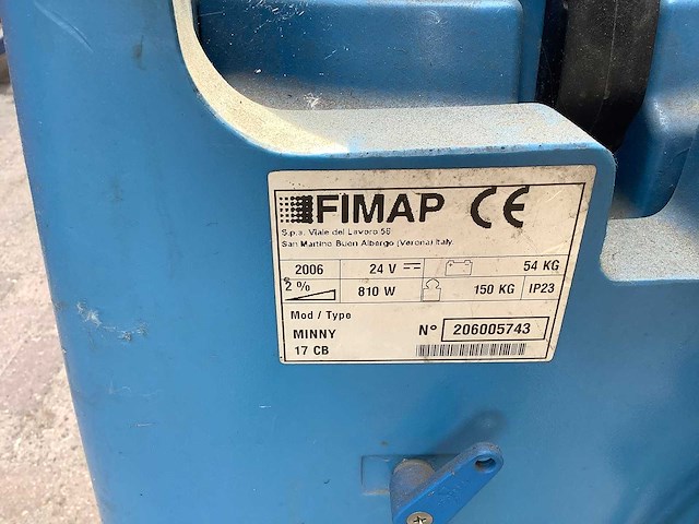 Fimap - minny 17 - vloerpoetsmachine - afbeelding 5 van  5