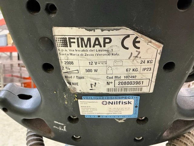Fimap genie schrobmachine - afbeelding 5 van  5