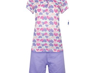 Fine woman dames shortama purple maat m
