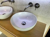 Fine wood design - vaxjo - massief eiken badmeubelset 120 cm - afbeelding 2 van  7