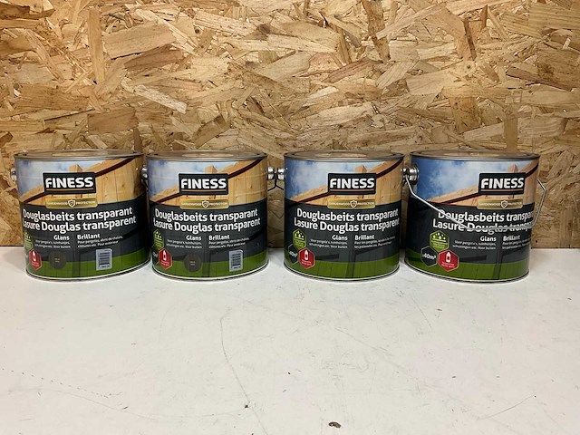 Finess douglasbeits transparant (4x) - afbeelding 1 van  3