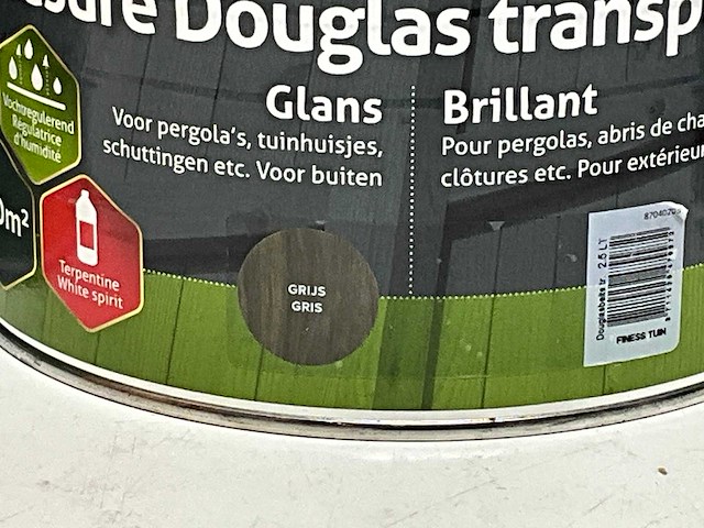 Finess douglasbeits transparant (4x) - afbeelding 3 van  3