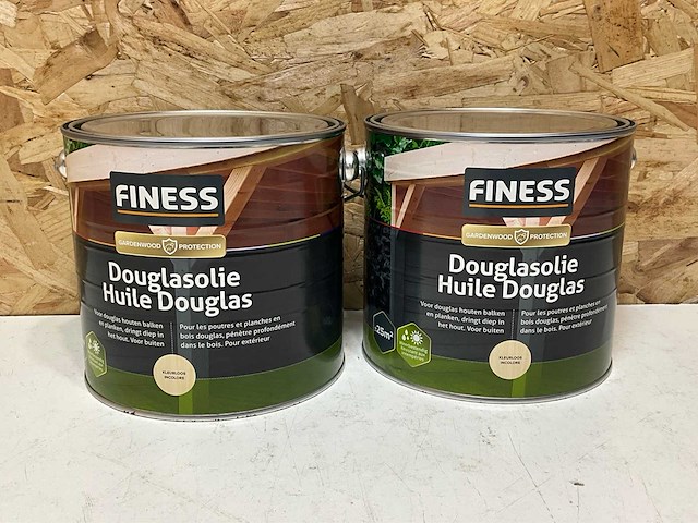 Finess douglasolie kleurloos 2.5l (4x) - afbeelding 1 van  2