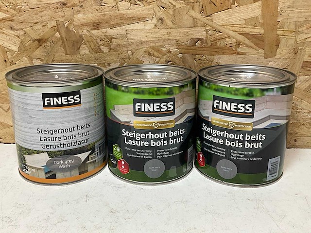 Finess steigerhoutbeits 750ml (3x) - afbeelding 1 van  4