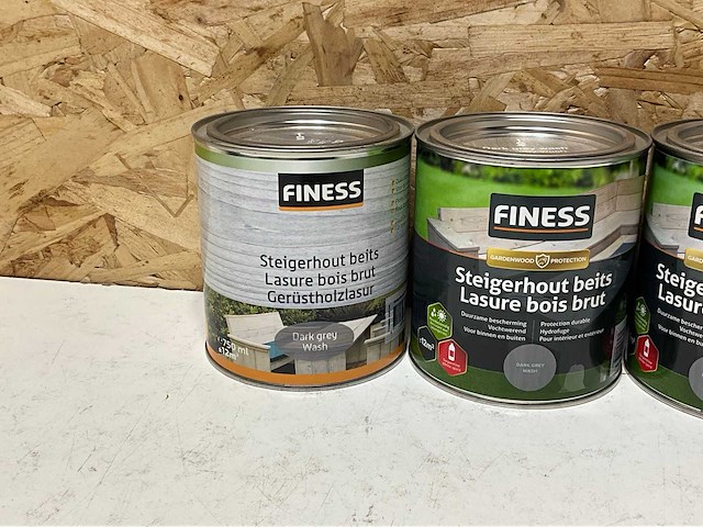 Finess steigerhoutbeits 750ml (3x) - afbeelding 2 van  4