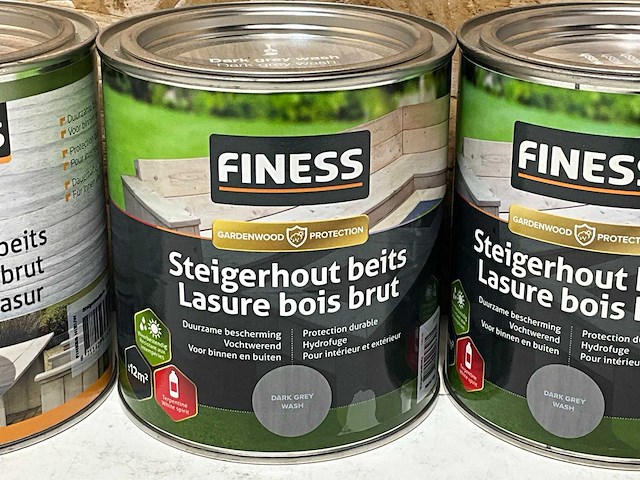 Finess steigerhoutbeits 750ml (3x) - afbeelding 3 van  4