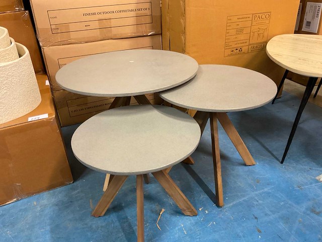 Finesse outdoor salontafelset van 3 - afbeelding 4 van  9