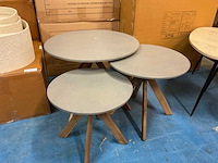 Finesse outdoor salontafelset van 3 - afbeelding 5 van  9