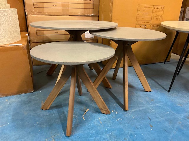 Finesse outdoor salontafelset van 3 - afbeelding 1 van  5