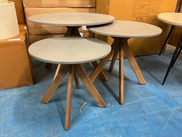 Finesse outdoor salontafelset van 3 - afbeelding 2 van  5
