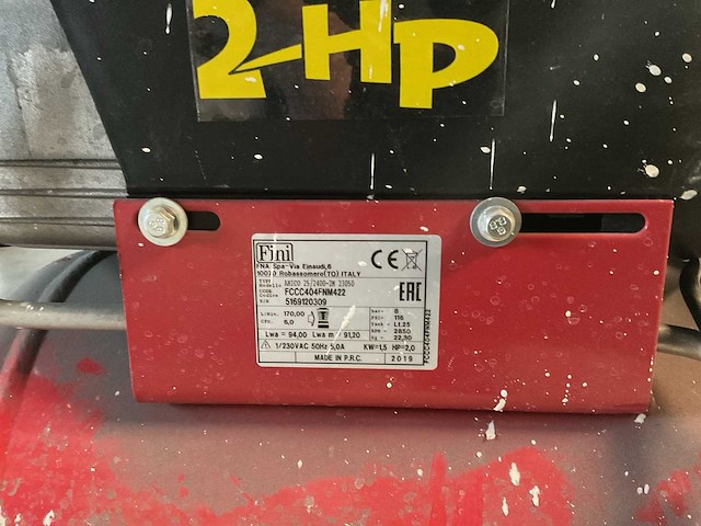 Fini amico compressor mk 2400 hogedrukcompressor - afbeelding 3 van  5