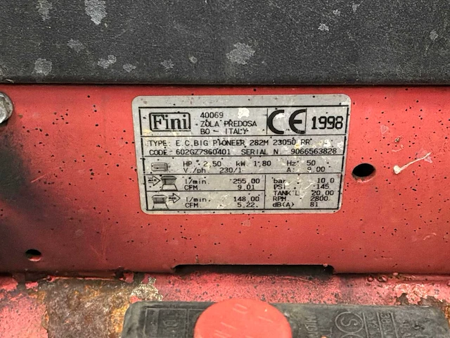 Fini / shamal luchtcompressor (2x) - afbeelding 10 van  12