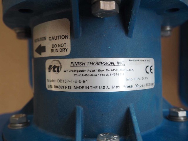 Finish thompson - db159-t - waterpompen (2x) - afbeelding 4 van  7