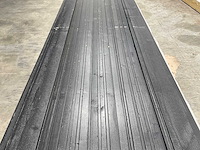 Fins rabat zwart met mes- en groefverbinding 365x13,6x1,8 cm (48x) - afbeelding 5 van  10