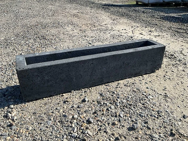 Fiora plantenbak antraciet 100 x 20 cm - afbeelding 1 van  5
