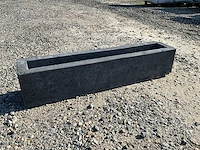 Fiora plantenbak antraciet 100 x 20 cm