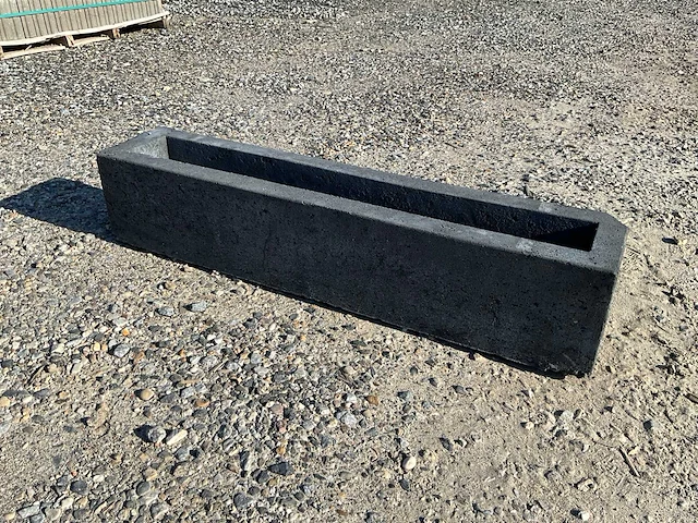 Fiora plantenbak antraciet 100 x 20 cm - afbeelding 2 van  5