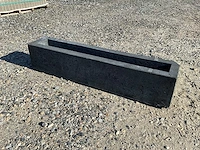 Fiora plantenbak antraciet 100 x 20 cm - afbeelding 2 van  5