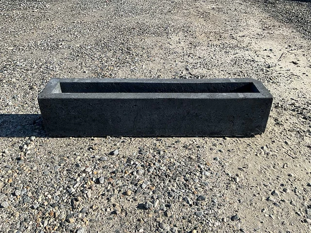 Fiora plantenbak antraciet 100 x 20 cm - afbeelding 3 van  5