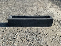 Fiora plantenbak antraciet 100 x 20 cm - afbeelding 3 van  5